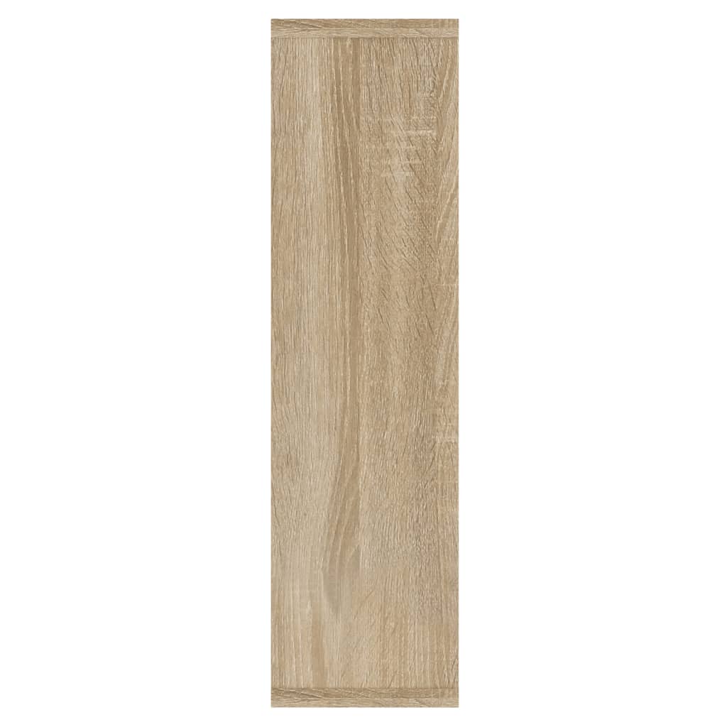 Speilskap med LED sonoma eik 76x15x55 cm