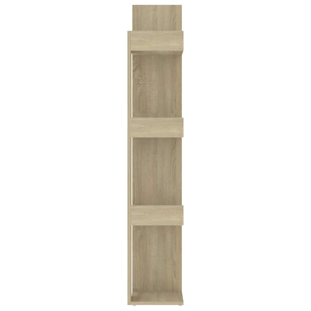 Bokhylle sonoma eik 86x25,5x140 cm konstruert tre