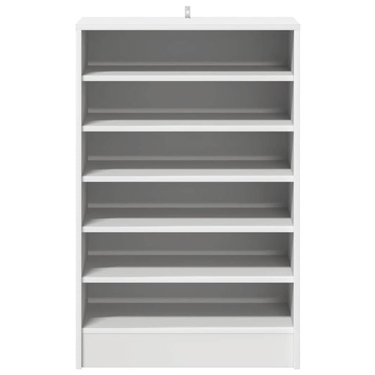 Skoskap hvit 60x35x92 cm konstruert tre