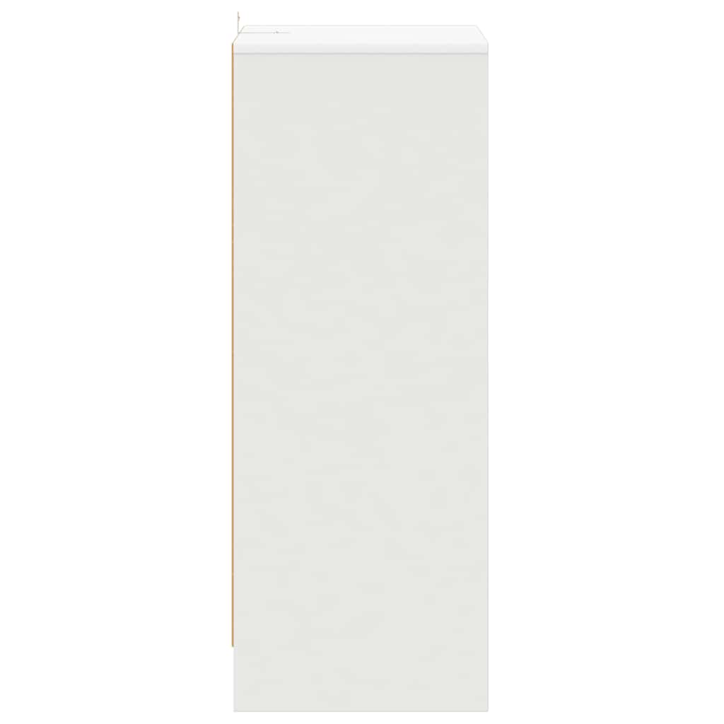 Skoskap hvit 60x35x92 cm konstruert tre