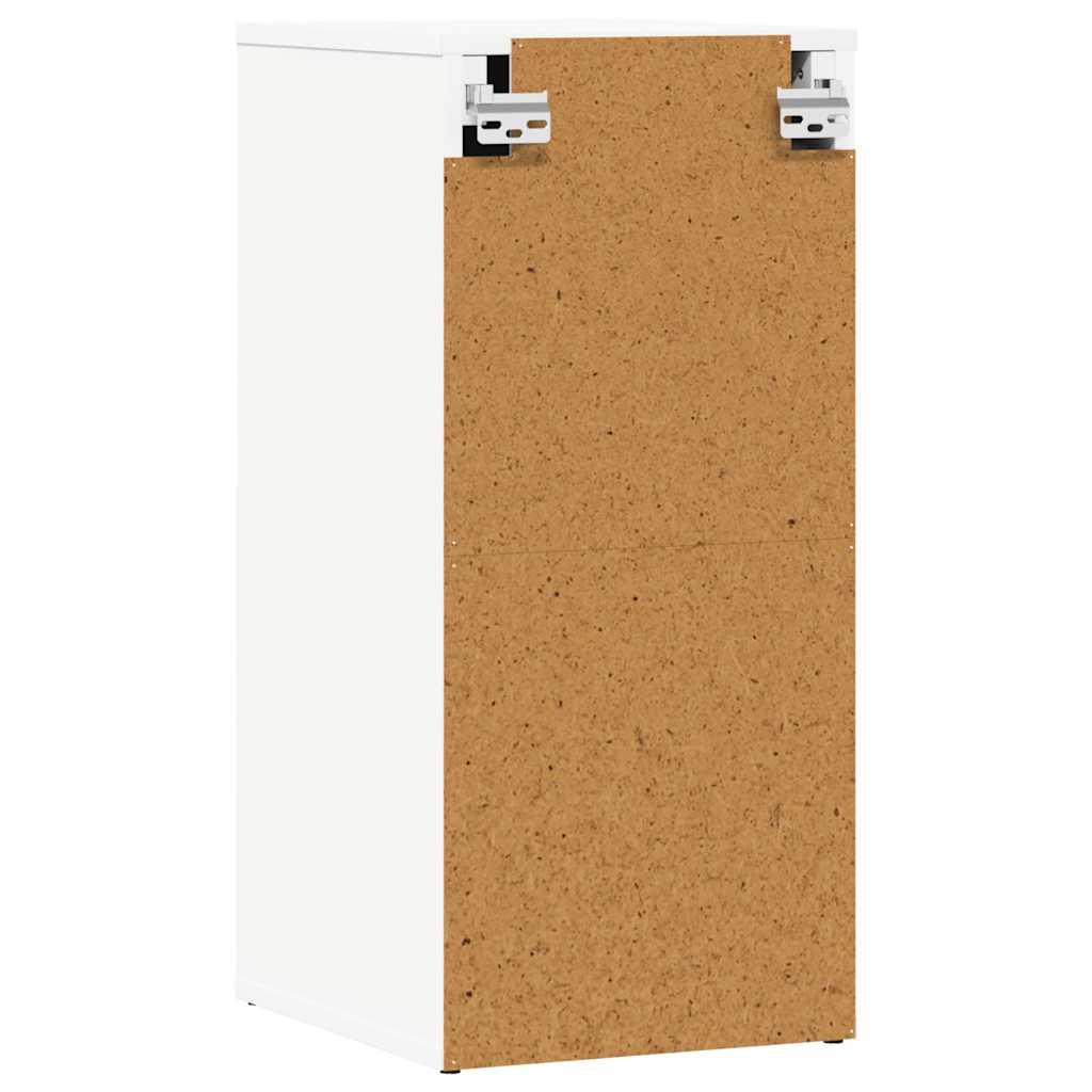 Skoskap hvit 32x35x70 cm konstruert tre