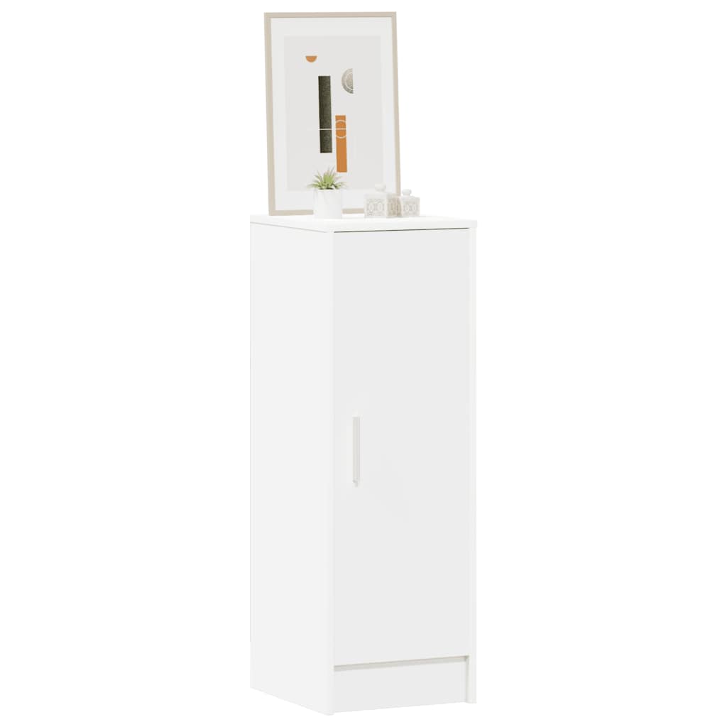 Skoskap hvit 32x35x92 cm konstruert tre