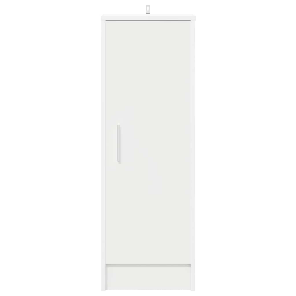Skoskap hvit 32x35x92 cm konstruert tre