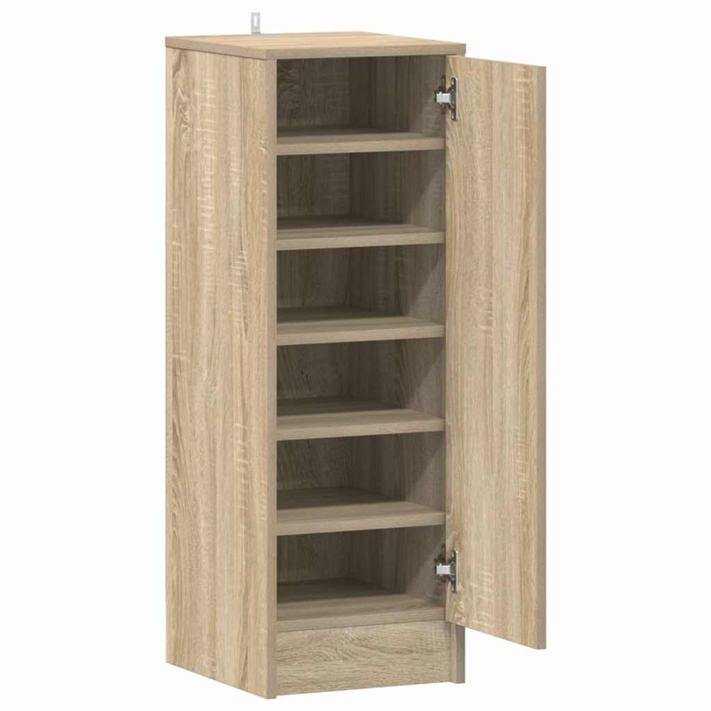 Skoskap sonoma eik 32x35x92 cm konstruert tre