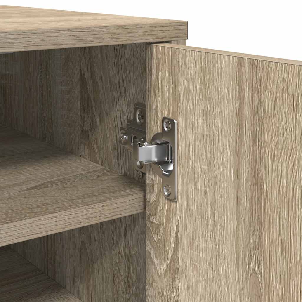 Skoskap sonoma eik 32x35x92 cm konstruert tre