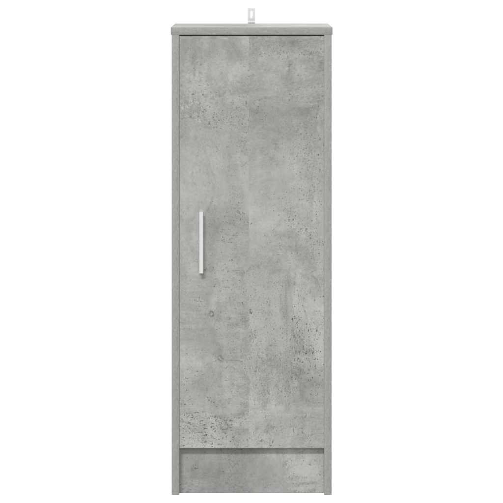 Skoskap betonggrå 32x35x92 cm konstruert tre