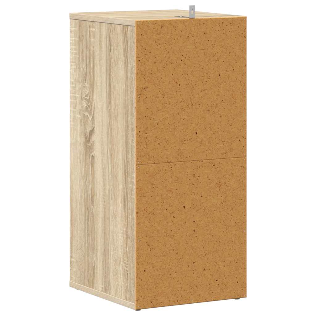 Skoskap sonoma eik 31,5x35x70 cm konstruert tre