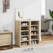 Skoskap sonoma eik 2 stk 31,5x35x70 cm konstruert tre