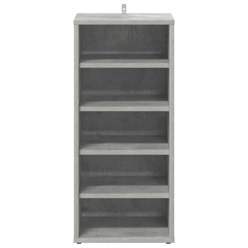 Skoskap betonggrå 31,5x35x70 cm konstruert tre
