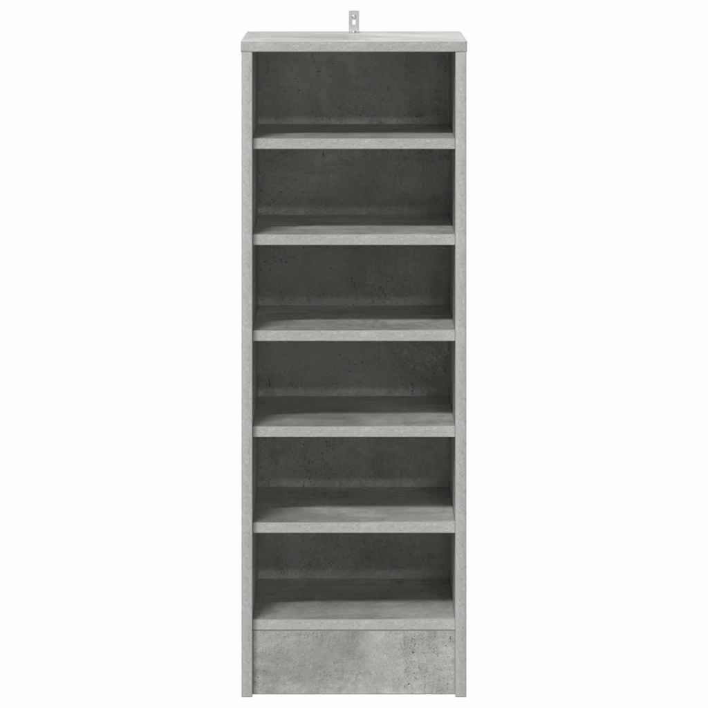Skoskap betonggrå 31,5x35x90 cm konstruert tre