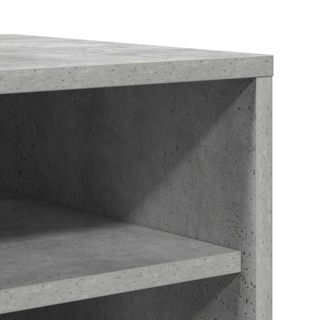 Skoskap betonggrå 31,5x35x90 cm konstruert tre