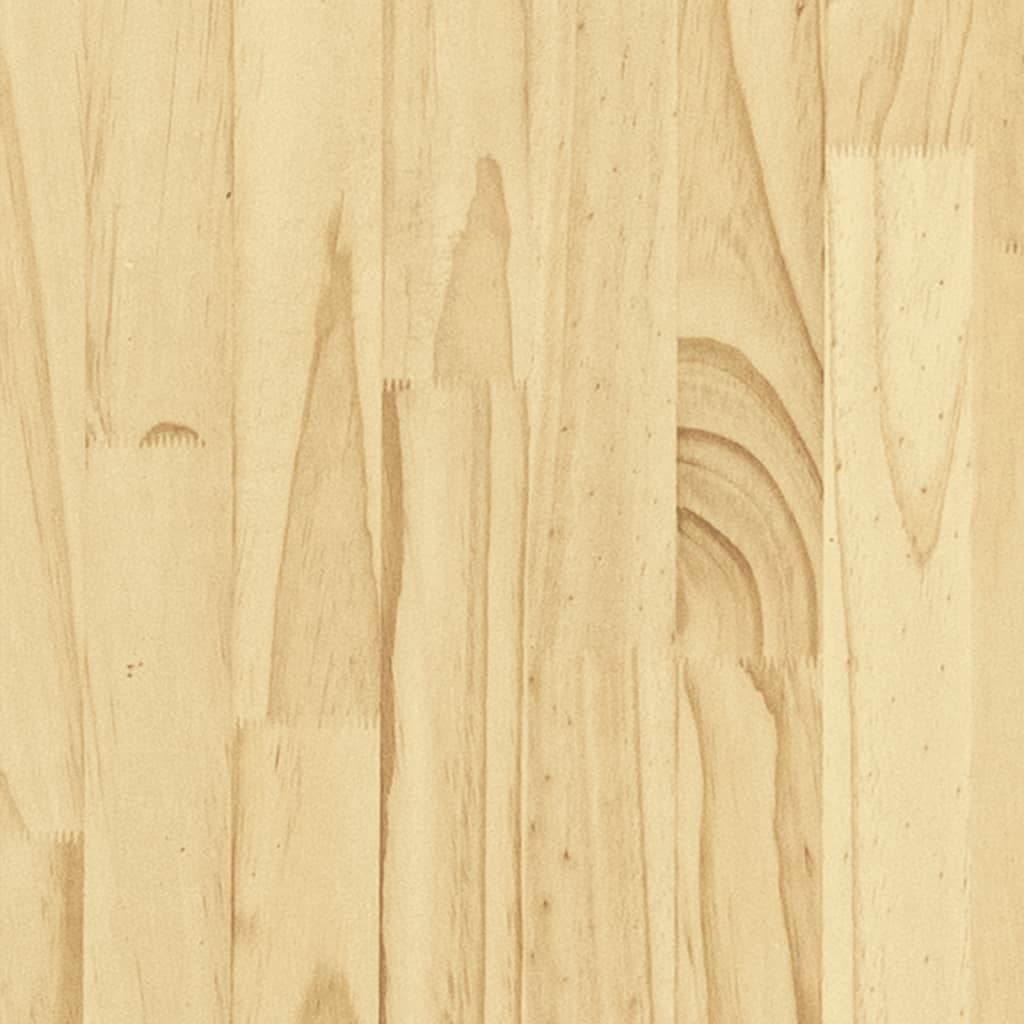 Bokhylle 5 nivåer brun 80x30x175 cm heltre furu