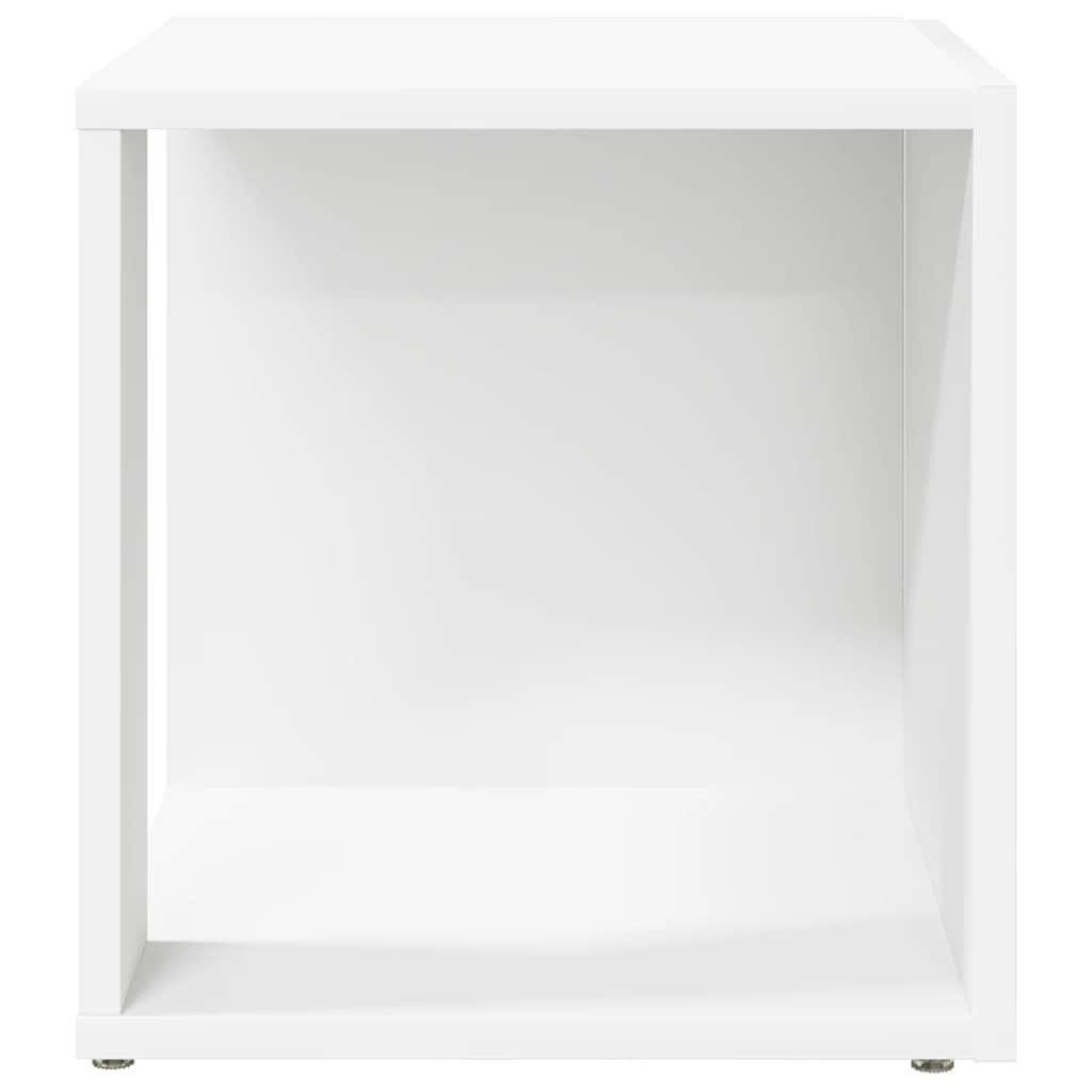Sidebord hvit 33x33x34,5 cm konstruert tre
