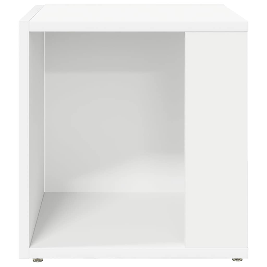 Sidebord hvit 33x33x34,5 cm konstruert tre