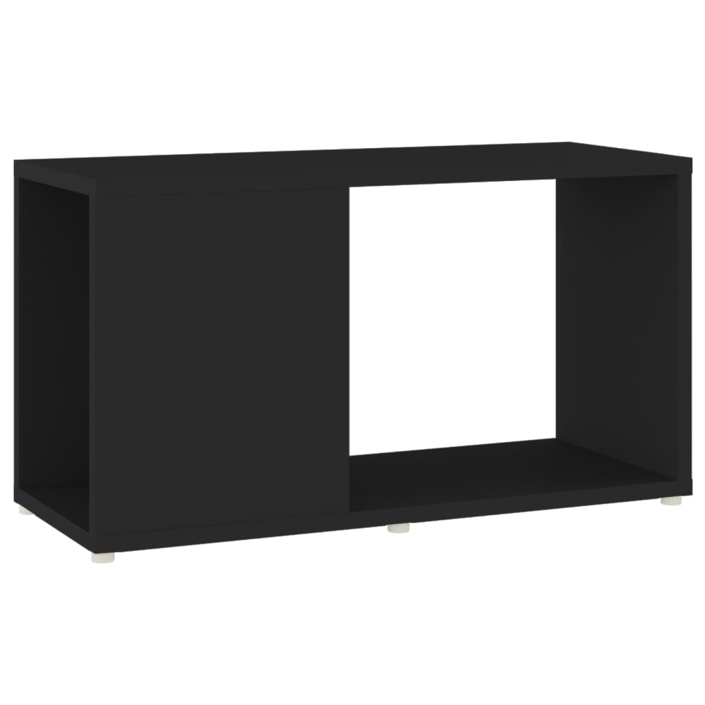 TV-benk svart 60x24x32 cm konstruert tre
