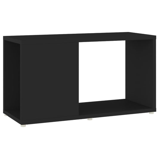 TV-benk svart 60x24x32 cm konstruert tre