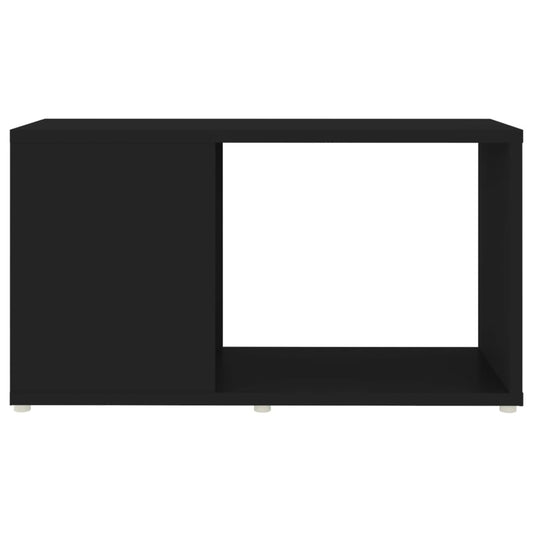 TV-benk svart 60x24x32 cm konstruert tre