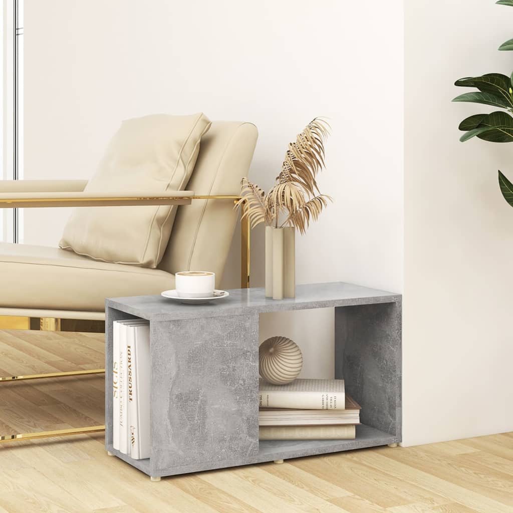 TV-benk betonggrå 60x24x32 cm konstruert tre