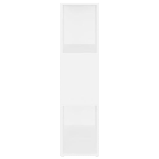 Bokhylle/romdeler hvit 60x24x94 cm konstruert tre