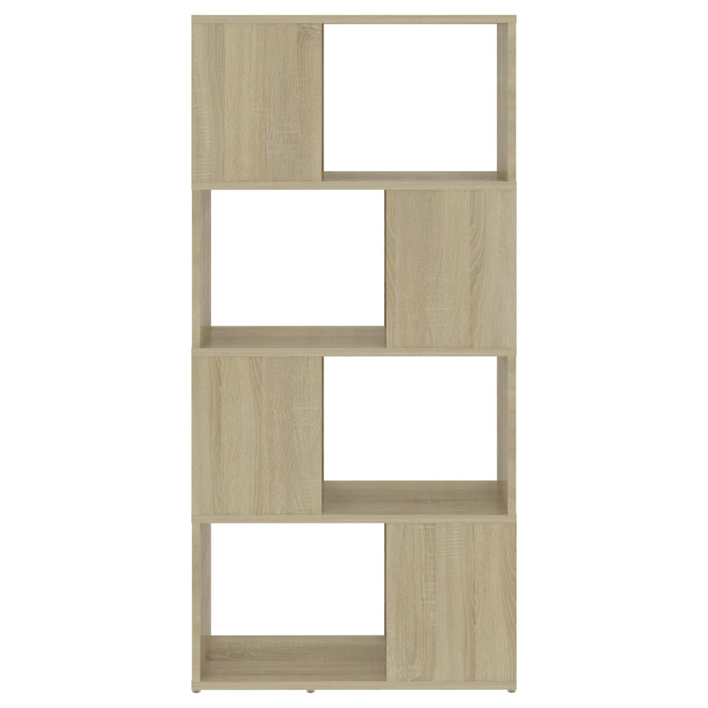 Bokhylle/romdeler sonoma eik 60x24x124,5 cm konstruert tre