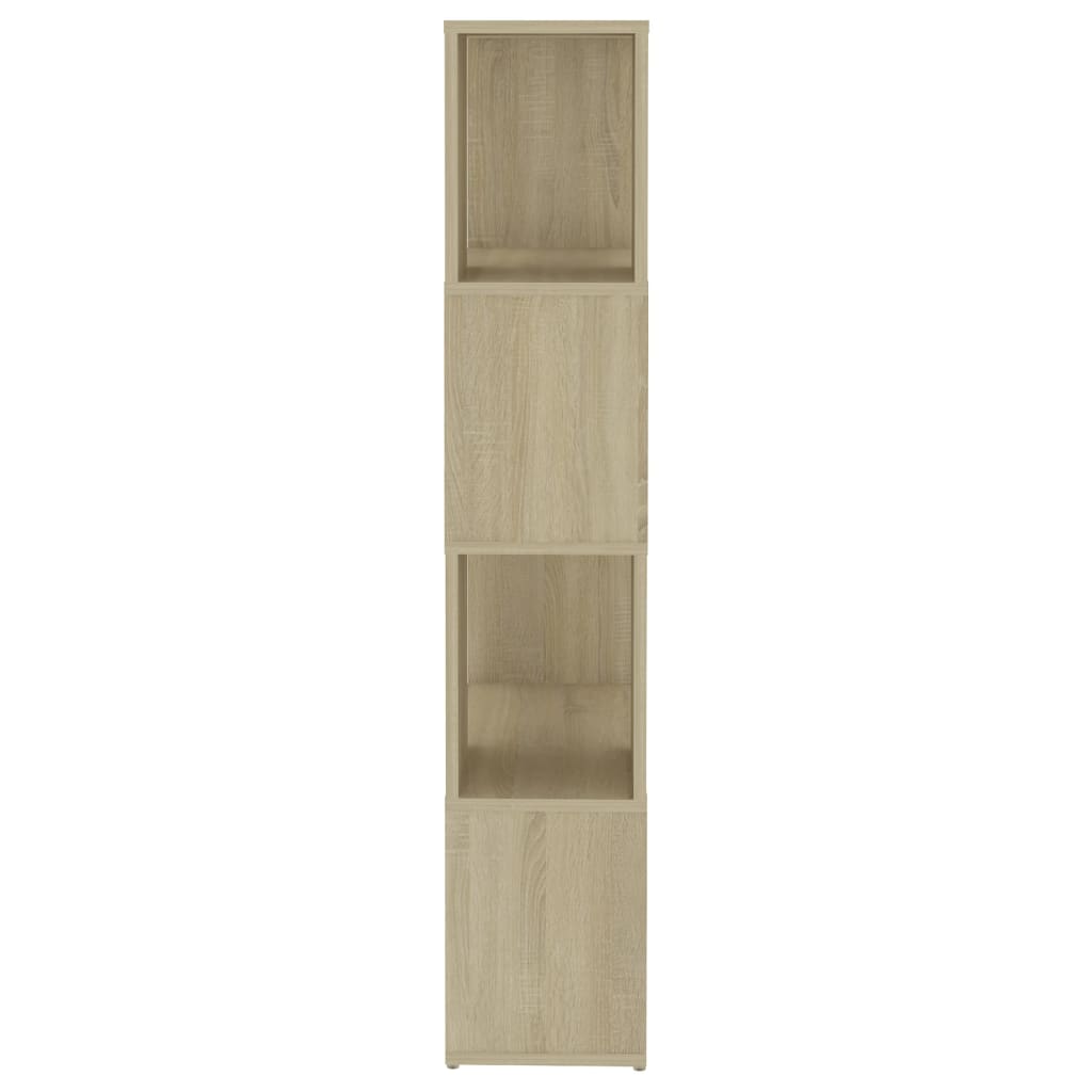 Bokhylle/romdeler sonoma eik 60x24x124,5 cm konstruert tre