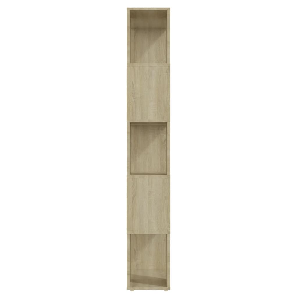 Bokhylle/romdeler sonoma eik 60x24x155 cm