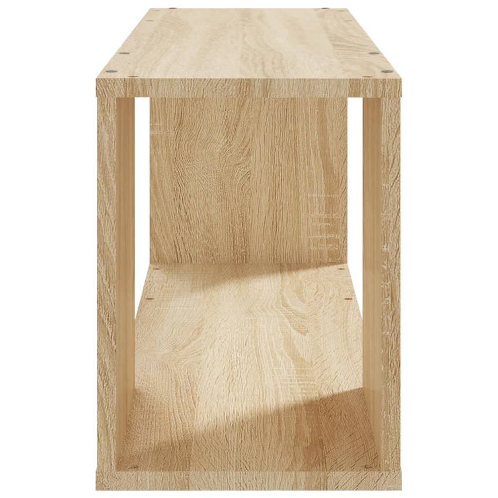 TV-benk sonoma eik 80x24x32 cm konstruert tre