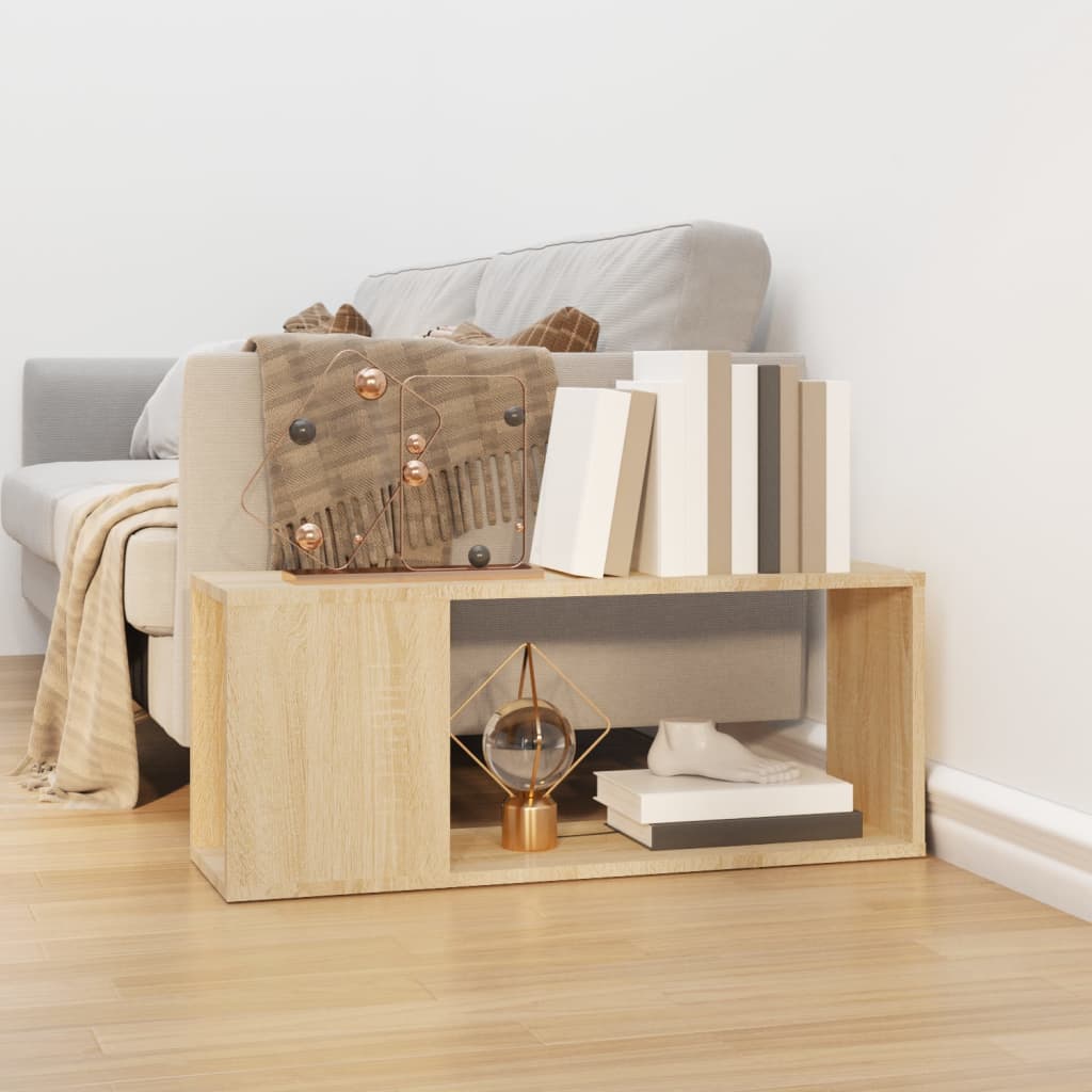 TV-benk sonoma eik 80x24x32 cm konstruert tre