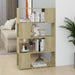 Bokhylle/romdeler sonoma eik 80x24x124,5 cm konstruert tre