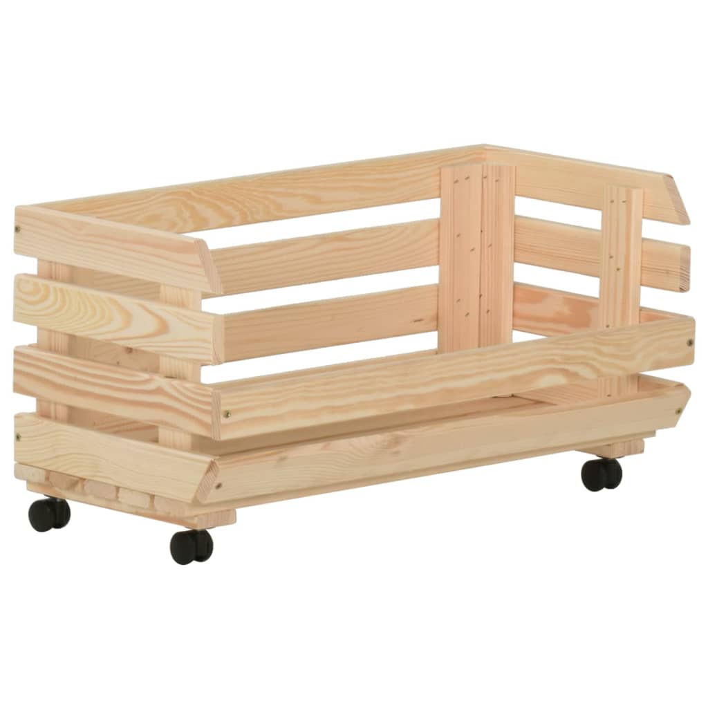 Grønnsakstralle 57x30x80 cm heltre furu