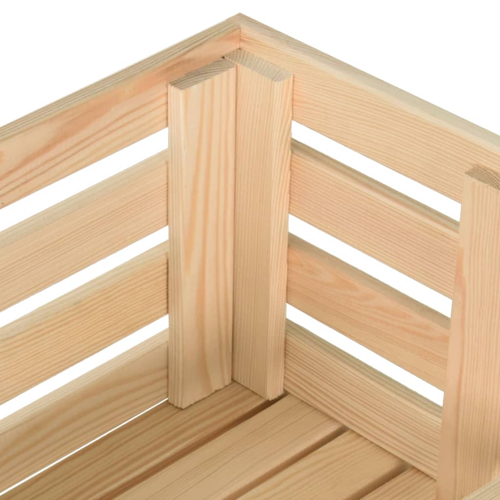 Grønnsakstralle 57x30x80 cm heltre furu