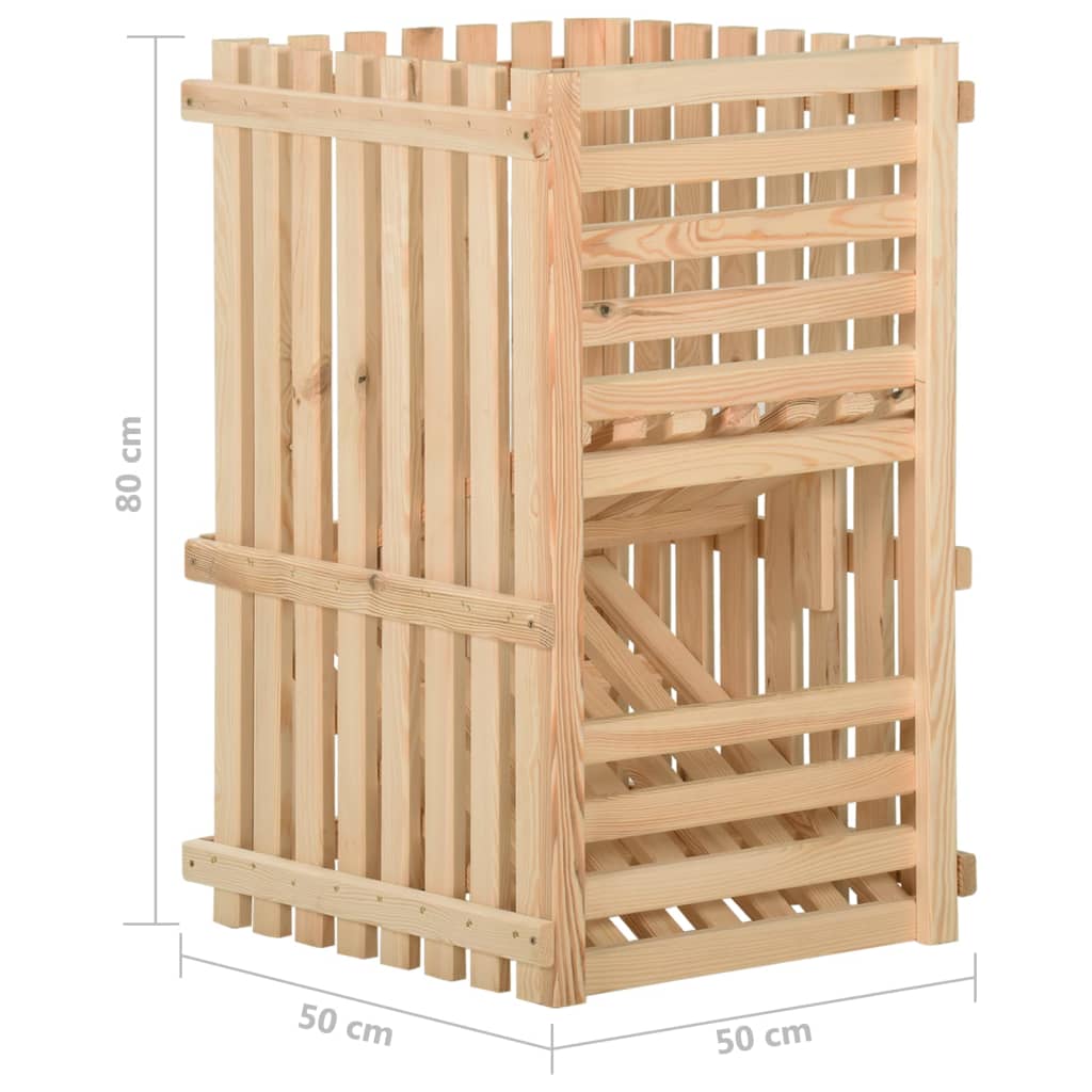 Potetkasse 50x50x80 cm heltre furu