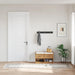 Vaskbart teppe 80x300 cm lys beige