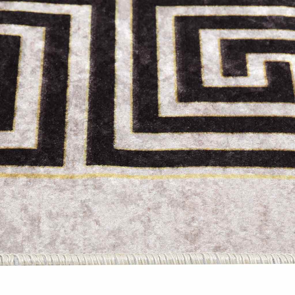 Vaskbart teppe 120x180 cm lys beige