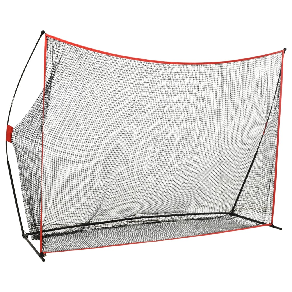 Golftreningsnett 356x92,5x215 cm metall