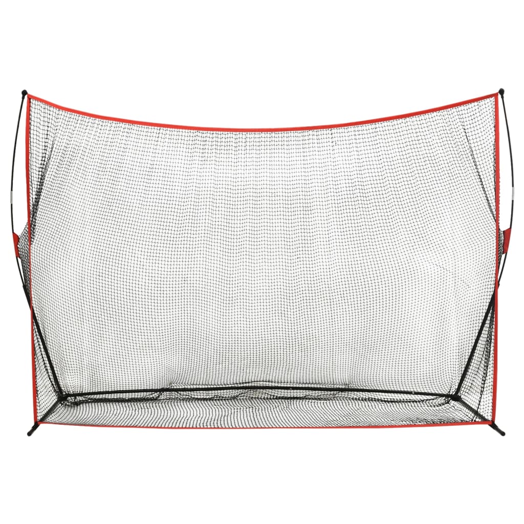 Golftreningsnett 356x92,5x215 cm metall