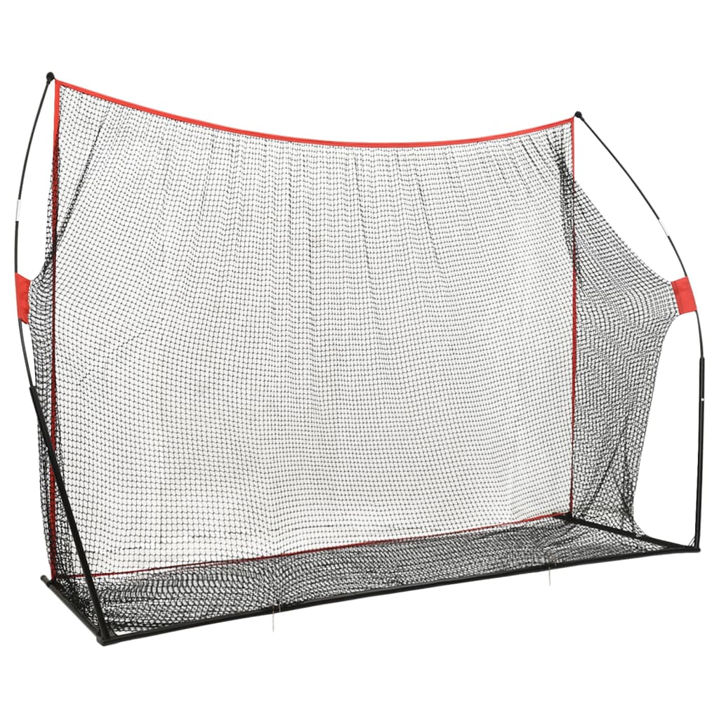 Golftreningsnett 356x92,5x215 cm metall