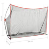Golftreningsnett 356x92,5x215 cm metall