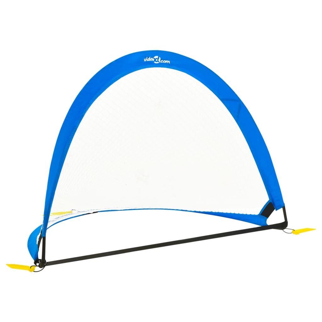 Fotballmål for barn 2 stk oppbevaringspose 119x82x84,5 cm