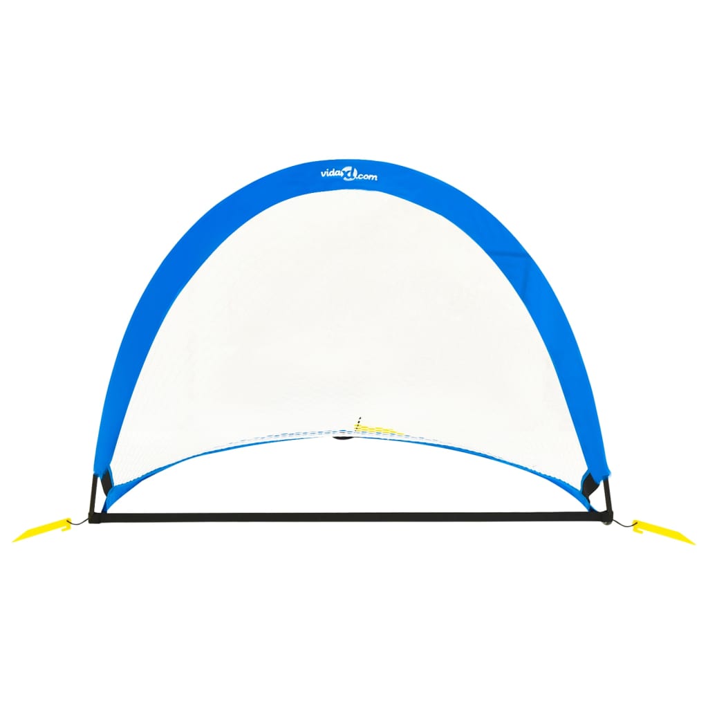 Fotballmål for barn 2 stk oppbevaringspose 119x82x84,5 cm