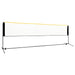 Justerbart badmintonnett 500x103x94-158 cm metall vidaXL