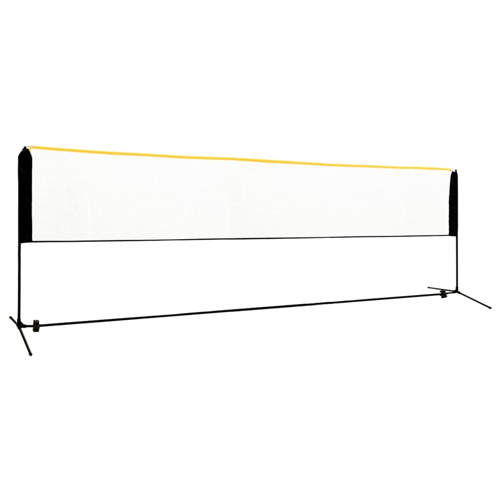 Justerbart badmintonnett 500x103x94-158 cm metall vidaXL