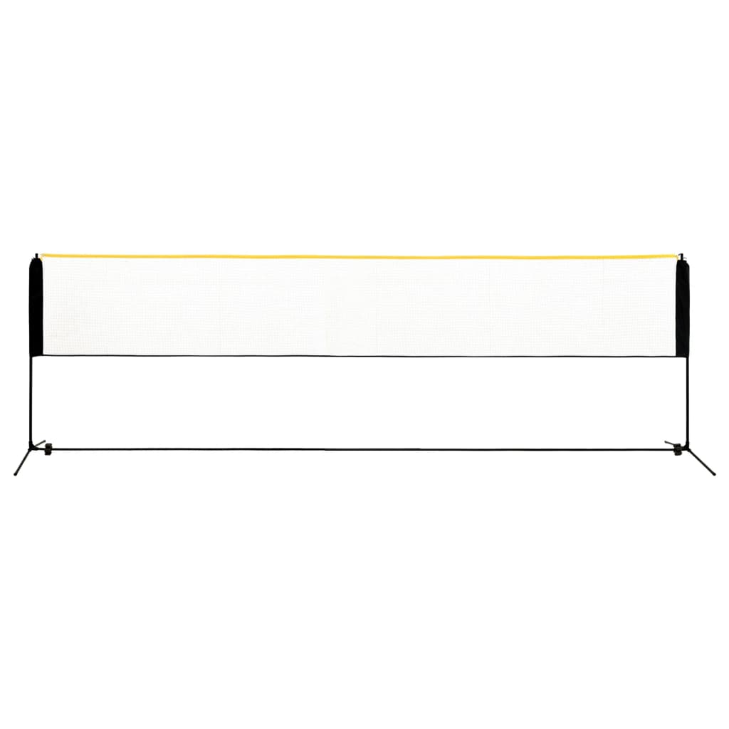 Justerbart badmintonnett 500x103x94-158 cm metall vidaXL