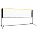 Justerbart badmintonnett 300x103x94-158 cm metall
