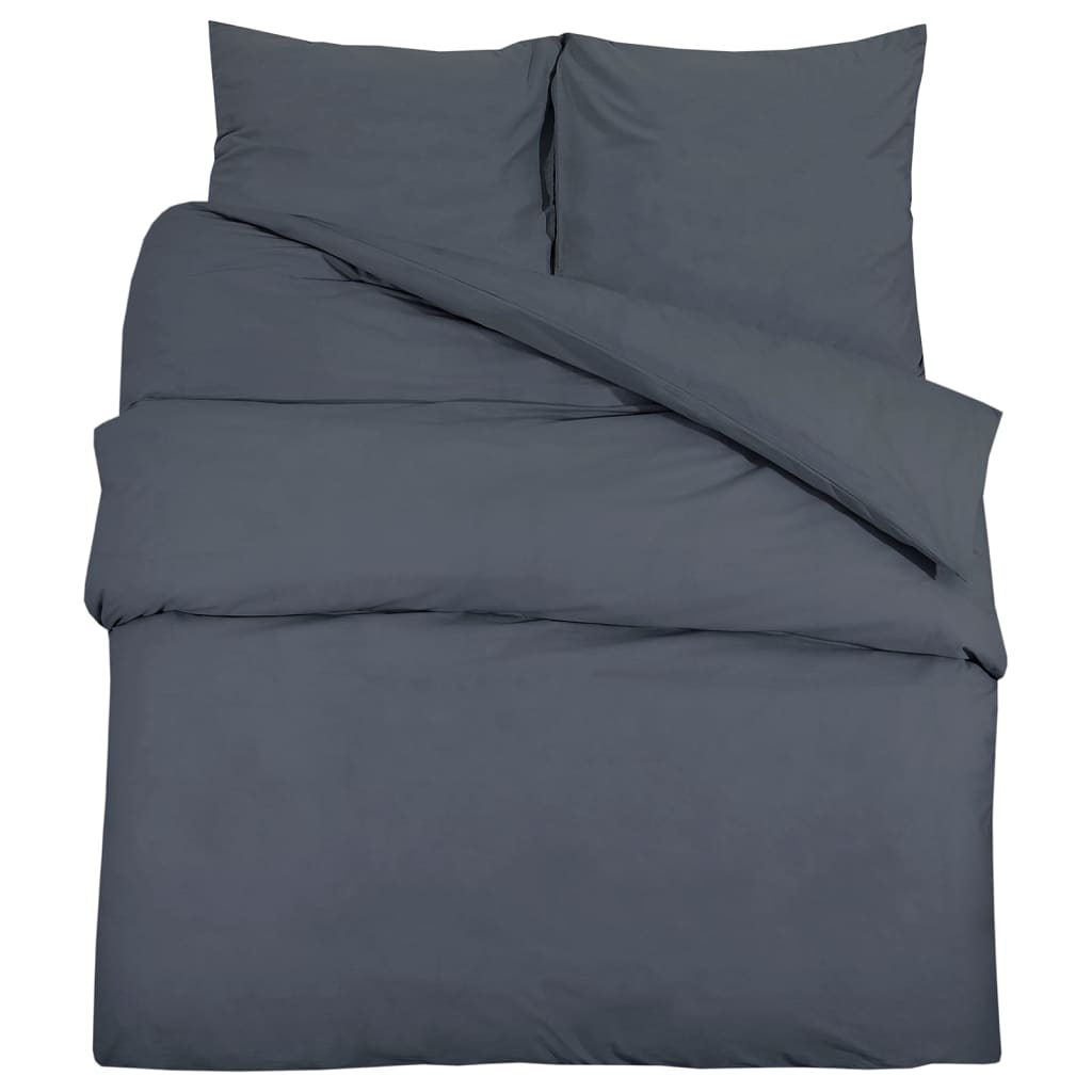 Sengesett antrasitt 135x200 cm lett mikrofiber