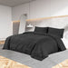 Sengesett svart 135x200 cm lett mikrofiber