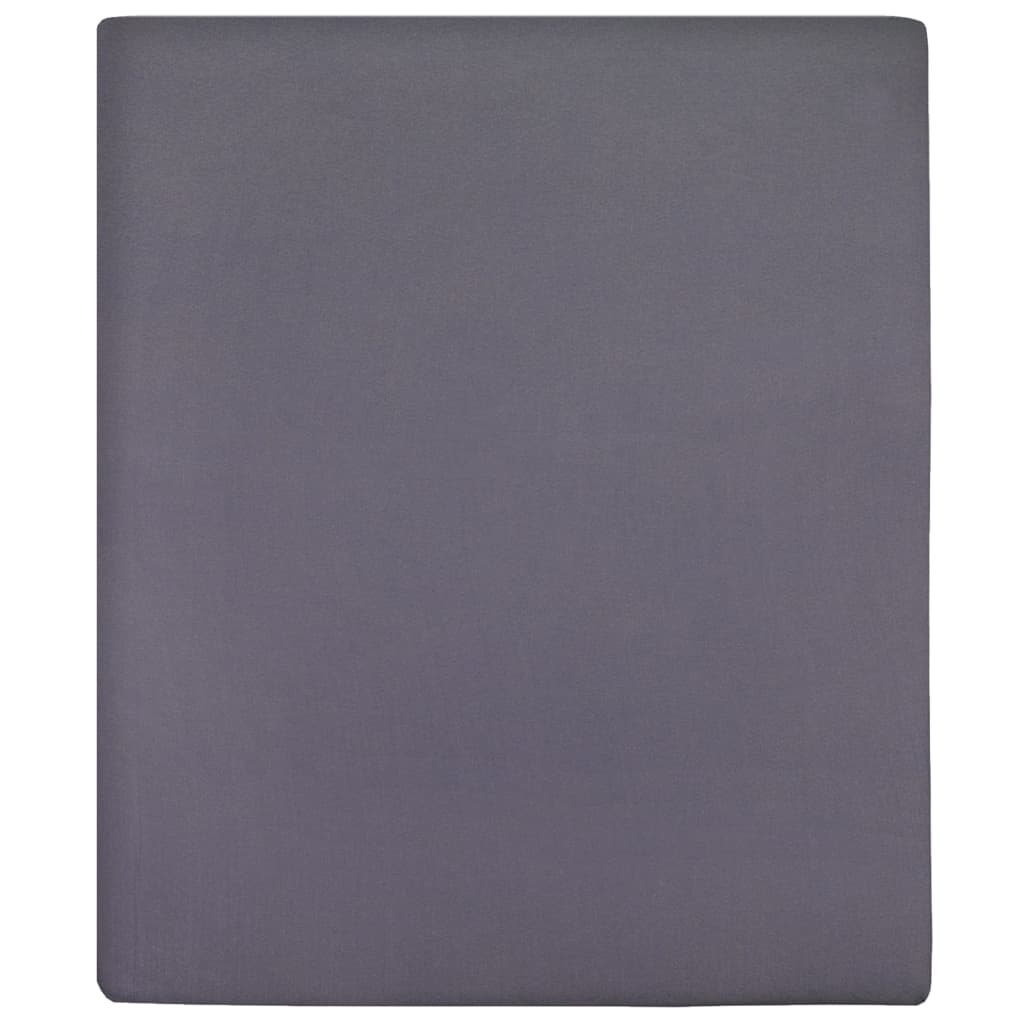 Jerseylaken antrasitt 180x200 cm bomull