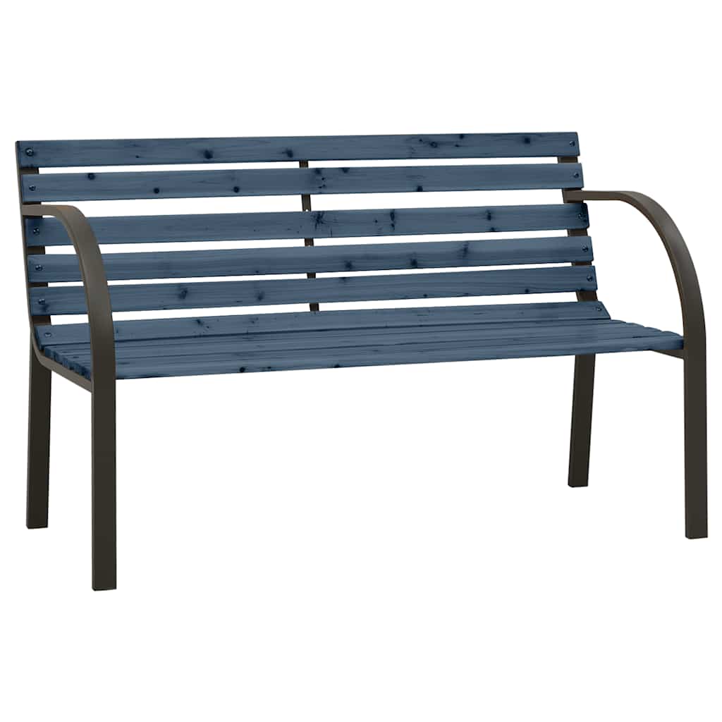 Hagebenk for barn 81 cm kinesisk gran grå vidaXL