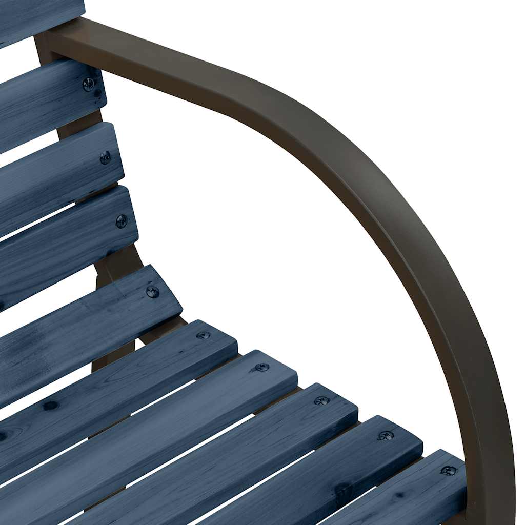 Hagebenk for barn 81 cm kinesisk gran grå vidaXL