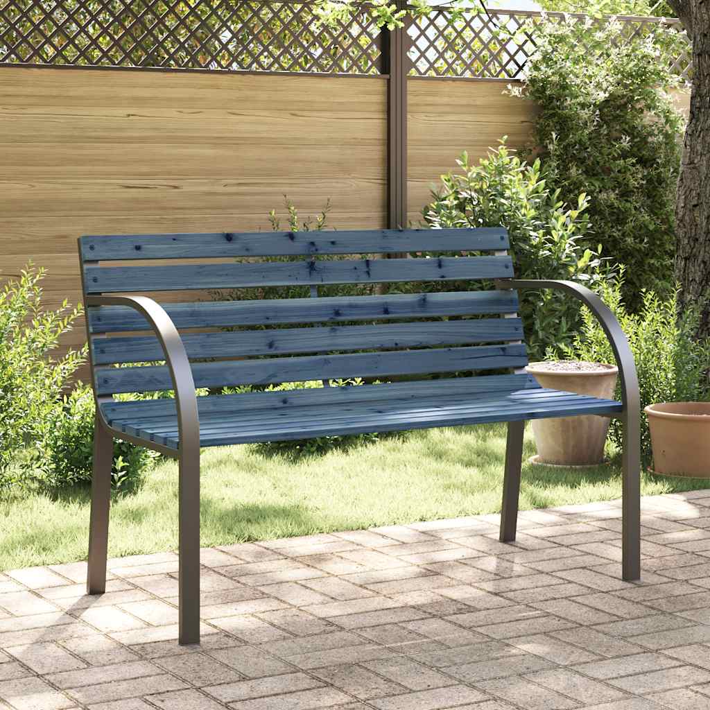 Hagebenk for barn 81 cm kinesisk gran grå vidaXL